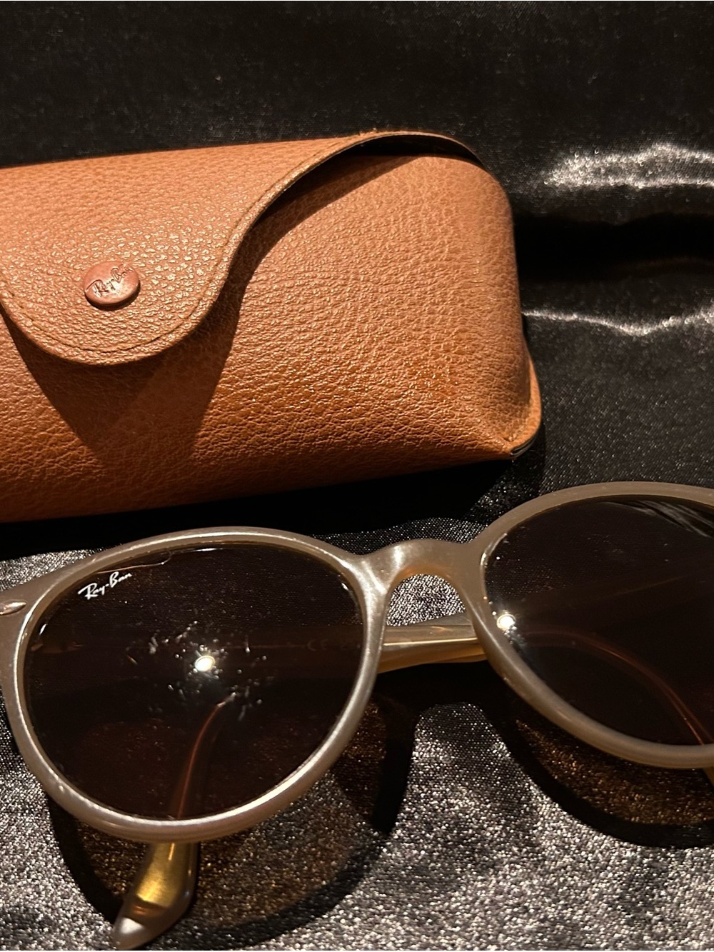 Ray-Ban Women's Brown Frame Sunglasses with Brown Lenses